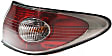 Driver and Passenger Side, Outer Halogen Tail Light, Without bulb(s), OE Replacement, Sedan