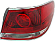Driver and Passenger Side, Outer Halogen Tail Light, Without bulb(s), OE Replacement