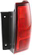 Driver and Passenger Side, Outer Halogen Tail Light, Without bulb(s), OE Replacement