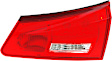 Passenger Side, Inner and Outer Halogen Tail Light, Without bulb(s), OE Replacement