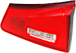 Passenger Side, Inner and Outer Halogen Tail Light, Without bulb(s), OE Replacement