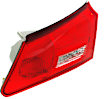 Driver and Passenger Side, Inner and Outer Halogen Tail Light, Without bulb(s), OE Replacement