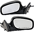 Driver and Passenger Side Mirrors, Power Adjust, Manual Folding, Heated, Paintable, No Signal Light, With memory, No Puddle Light, No Auto-Dimming, No Blind Spot Feature