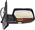 Driver and Passenger Side Mirrors, Non-Towing, Power Adjust, Power Folding, Heated, Chrome, In-housing Signal Light, With memory, With Puddle Light, No Auto-Dimming, No Blind Spot Feature
