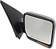 2006 Lincoln Mark LT Base - Driver and Passenger Side Mirror, Power Adjust, Heated, Chrome, Manual Folding, In-housing Signal Light, No Blind Spot Feature, No Memory, No Puddle Light, No Auto-Dimming