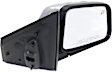 Driver and Passenger Side Mirrors, Power Adjust, Manual Folding, Heated, Chrome, No Signal Light, With memory, With Puddle Light, No Auto-Dimming, No Blind Spot Feature