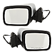 Driver and Passenger Side Mirrors, Power, Manual Folding, Heated, Paintable, No Signal Light, No Memory, No Puddle Light, No Auto-Dimming, No Blind Spot Feature