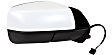 Driver and Passenger Side Mirrors, Power, Manual Folding, Heated, Paintable, No Signal Light, No Memory, No Puddle Light, No Auto-Dimming, No Blind Spot Feature
