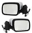 Driver and Passenger Side Mirrors, Power, Manual Folding, Heated, Paintable, No Signal Light, With memory, No Puddle Light, No Auto-Dimming, No Blind Spot Feature