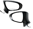 2014-2017 Lexus CT200h - Driver and Passenger Side Mirrors, Power, Manual Folding, Heated, Paintable, In-housing Signal Light, With memory, With Puddle Light, No Auto-Dimming, No Blind Spot Feature