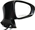 Driver and Passenger Side Mirrors, Power, Manual Folding, Heated, Paintable, In-housing Signal Light, With memory, With Puddle Light, No Auto-Dimming, With Blind Spot Detection in Glass