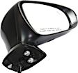 Driver and Passenger Side Mirrors, Power, Manual Folding, Heated, Paintable, In-housing Signal Light, With memory, With Puddle Light, No Auto-Dimming, With Blind Spot Detection in Glass