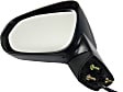 Driver and Passenger Side Mirrors, Power, Manual Folding, Heated, Paintable, In-housing Signal Light, With memory, No Puddle Light, No Auto-Dimming, No Blind Spot Feature