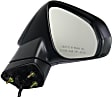Driver and Passenger Side Mirrors, Power, Power Folding, Heated, Paintable, In-housing Signal Light, With memory, No Puddle Light, No Auto-Dimming, No Blind Spot Feature