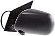 Driver and Passenger Side Mirrors, with Memory, No Signal Light, Blind Spot Feature, Puddle Light, and Auto-Dimming, RH - Manual Adjust, LH - Power, Heated, Paintable, Manual Folding, Base Model