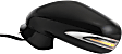 Driver and Passenger Side Mirror, Power Adjust, Heated, Manual Folding, Paintable, In-housing Signal Light, No Memory, With Puddle Light, No Auto-Dimming, No Blind Spot Feature