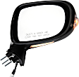 Driver and Passenger Side Mirror, Power Adjust, Heated, Manual Folding, Paintable, In-housing Signal Light, No Memory, With Puddle Light, No Auto-Dimming, No Blind Spot Feature