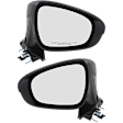 2014-2020 Lexus IS350 - Driver and Passenger Side Mirrors, Power, Manual Folding, Heated, Paintable, In-housing Signal Light, No Memory, With Puddle Light, No Auto-Dimming, No Blind Spot Feature