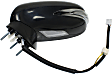 Driver and Passenger Side Non-Towing Mirrors, Power, Manual Folding, Heated, Paintable, In-housing Signal Light, With memory, With Puddle Light, No Auto-Dimming, No Blind Spot Feature