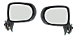 2010-2012 Lexus RX450h - Driver and Passenger Side Mirrors, Power, Manual Folding, Heated, Paintable, In-housing Signal Light, With memory, With Puddle Light, No Auto-Dimming, No Blind Spot Feature