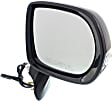 2010-2012 Lexus RX450h - Driver and Passenger Side Mirrors, Power, Manual Folding, Heated, Paintable, In-housing Signal Light, With memory, With Puddle Light, No Auto-Dimming, No Blind Spot Feature