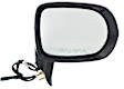 2010-2012 Lexus RX450h - Driver and Passenger Side Mirrors, Power, Manual Folding, Heated, Paintable, In-housing Signal Light, With memory, With Puddle Light, No Auto-Dimming, No Blind Spot Feature