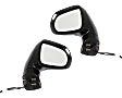 2013-2015 Lexus RX450h - Driver and Passenger Side Mirrors, Power, Power Folding, Heated, Paintable, In-housing Signal Light, With memory, With Puddle Light, No Auto-Dimming, No Blind Spot Feature
