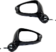 Driver and Passenger Side Mirrors, Power, Manual Folding, Heated, Paintable, In-housing Signal Light, With memory, With Puddle Light, No Auto-Dimming, No Blind Spot Feature