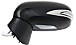 Driver and Passenger Side Mirrors, Power, Manual Folding, Heated, Paintable, In-housing Signal Light, With memory, With Puddle Light, No Auto-Dimming, No Blind Spot Feature