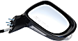 Driver and Passenger Side Mirrors, Power, Manual Folding, Heated, Paintable, In-housing Signal Light, With memory, With Puddle Light, No Auto-Dimming, No Blind Spot Feature