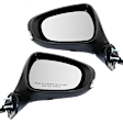 Driver and Passenger Side Mirrors, Power Adjust, Manual Folding, Heated, Paintable, In-housing Signal Light, No Memory, With Puddle Light, No Auto-Dimming, No Blind Spot Feature