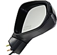 2015-2017 Lexus NX200t - Driver and Passenger Side Mirrors, Power, Manual Folding, Heated, Paintable, In-housing Signal Light, With memory, No Puddle Light, No Auto-Dimming, No Blind Spot Feature