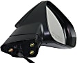 Driver and Passenger Side Mirrors, Power, Manual Folding, Heated, Paintable, In-housing Signal Light, With memory, No Puddle Light, No Auto-Dimming, No Blind Spot Feature