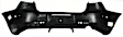 2004 Mazda 3 - Front and Rear Primed Bumper Cover, Sedan, For Models With Standard Bumper