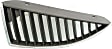 Driver and Passenger Side Grille Assemblies, Chrome Shell with Silver Black Insert, Grille