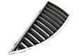 Driver and Passenger Side Grille Assemblies, Chrome Shell with Silver Black Insert, Grille