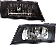 Driver and Passenger Side Halogen Headlight, With bulb(s), OE Replacement