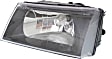 Driver and Passenger Side Halogen Headlight, With bulb(s), OE Replacement