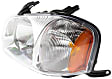 Driver and Passenger Side Halogen Headlight, With bulb(s), OE Replacement