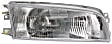 Driver and Passenger Side Headlights, with Bulbs, Halogen, Sedan
