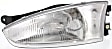 Driver and Passenger Side Halogen Headlight, With bulb(s), OE Replacement