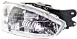 Driver and Passenger Side Halogen Headlight, With bulb(s), OE Replacement
