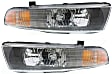 2002 Mitsubishi Galant - Driver and Passenger Side Halogen Headlight, With bulb(s), OE Replacement