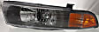 2002 Mitsubishi Galant - Driver and Passenger Side Halogen Headlight, With bulb(s), OE Replacement