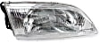Driver and Passenger Side Halogen Headlight, With bulb(s), OE Replacement