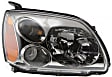 Driver and Passenger Side Halogen Headlight, With bulb(s), OE Replacement