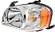 Driver and Passenger Side Halogen Headlight, With bulb(s), OE Replacement