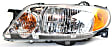 2001-2003 Mazda Protege - Driver and Passenger Side Halogen Headlight, With bulb(s), OE Replacement