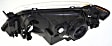 2001-2003 Mazda Protege - Driver and Passenger Side Halogen Headlight, With bulb(s), OE Replacement