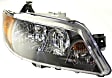 2001-2003 Mazda Protege - Driver and Passenger Side Halogen Headlight, With bulb(s), OE Replacement